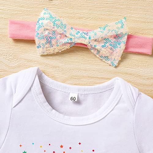 Newborn Baby Girl Romper Tutu Skirt Set for 0-9 Months