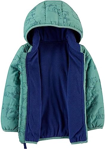 Simple Joys by Carters Baby Boys Puffer Jacket Warm Cozy Throws
