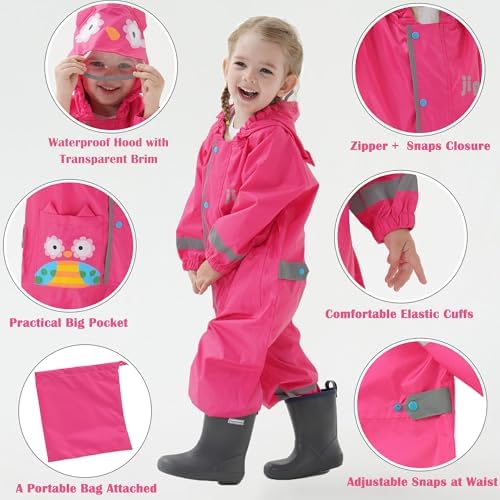 Fewlby Toddler Rain Jacket 1-10yr S-XL