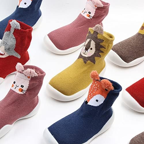 HOWELL Baby Unisex Anti-Skid Cartoon Animal Slippers