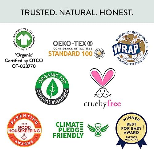 Honest Baby Organic Multipack Pullover Set for Babies and Kids