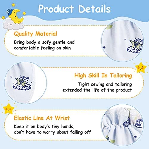 Geyoga 24-Pair Newborn Gloves Soft Stretchy