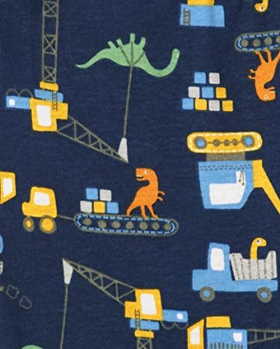 Premium Comfort Construction Vehicle Pajama Set for Boys