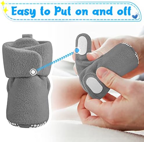 Pro Goleem Fleece Chunky Booties for Newborns