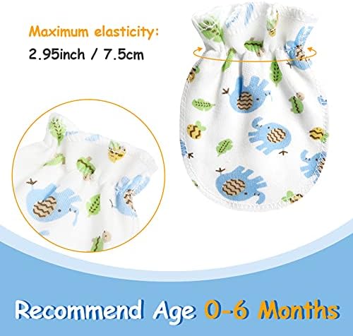 Geyoga 24-Pair Newborn Gloves Soft Stretchy
