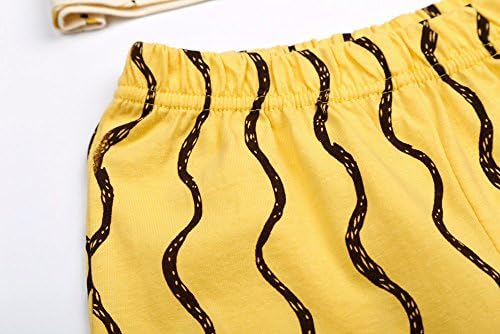 Sanlutoz Toddler Boys Banana T-Shirt Cotton Shorts Set