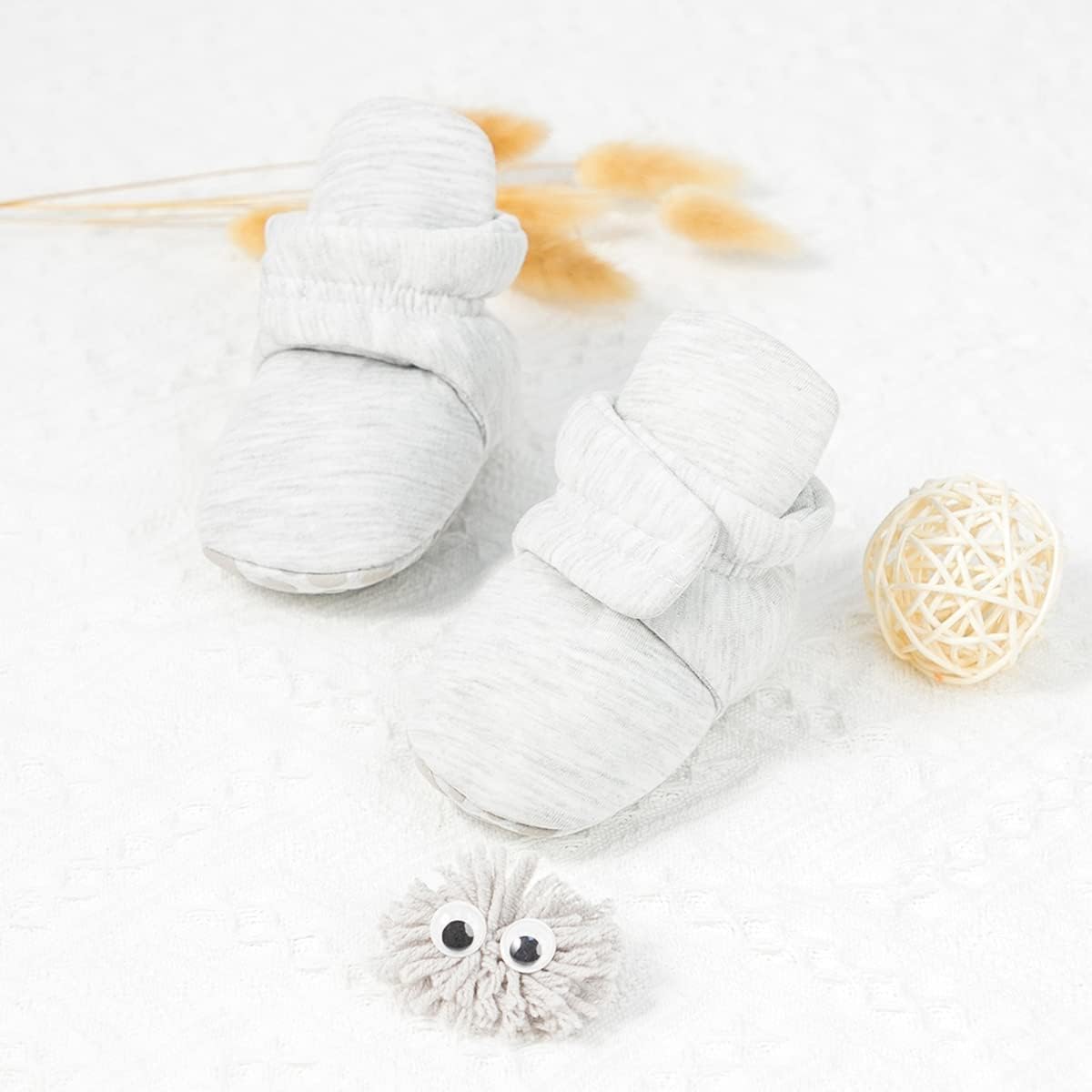 Sawimlgy Safe Soft Baby Booties for Little Ones Non-Skid ANTI-SIPpers