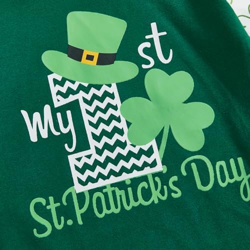 BemeyourBBs St Patricks Day First Day Baby Romper Set
