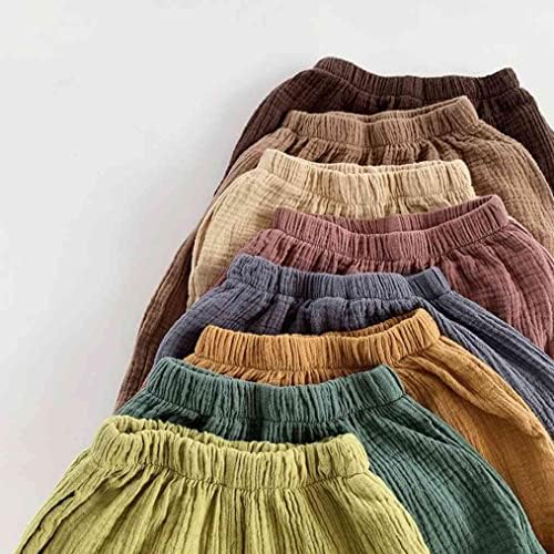 stackable lightweight soft comfortable Linen Pants for Kids
