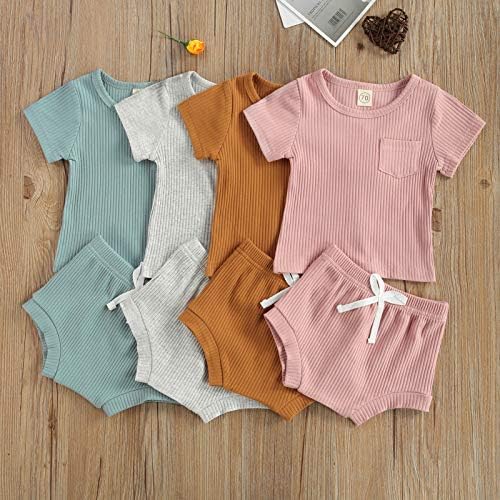 Newborn Baby Summer ROMPER SHORTS Set