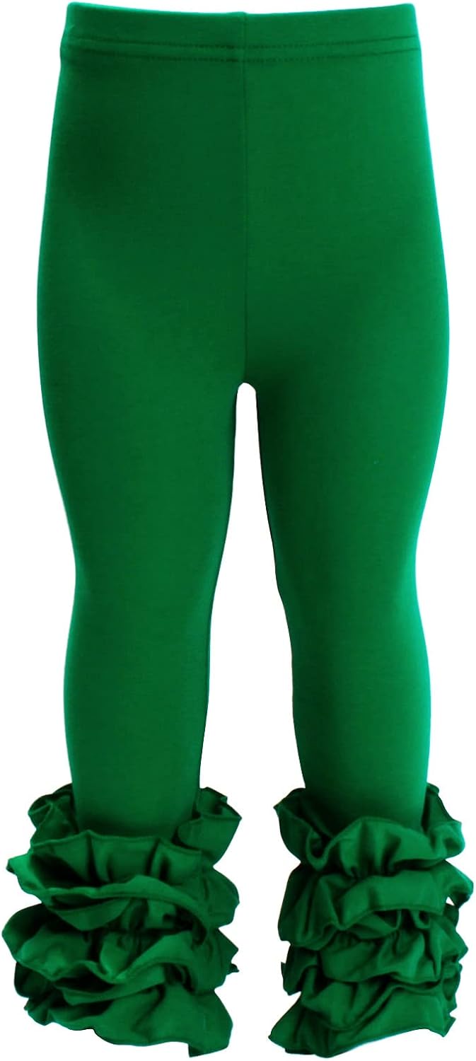 Stylish Cotton Ruffle Leggings for Baby Girls