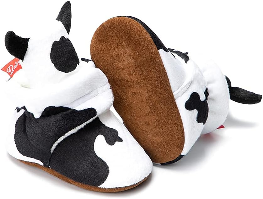 Cute Soft Fleece Winter Booties for Babies