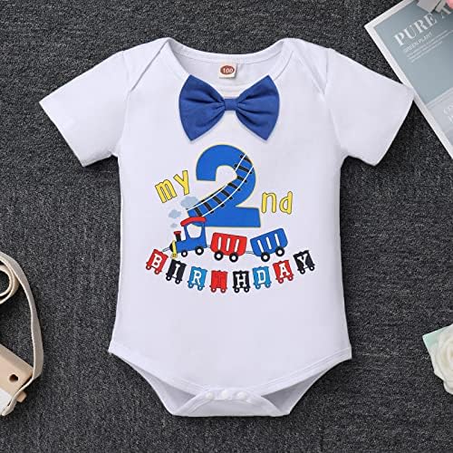 IBTOM CASTLE 1st Birthday Outfit - Jungle Woodland Animal Romper Bloomers Suspenders 3PCS