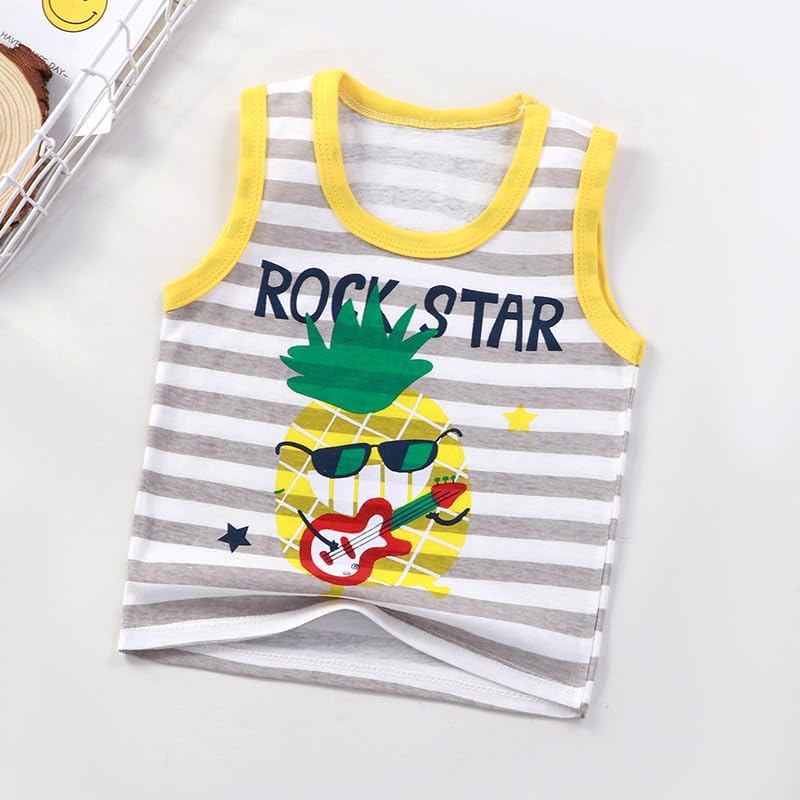 Toddler Baby Boy Summer Clothes Dinosaur Tank Tops and Shorts Set