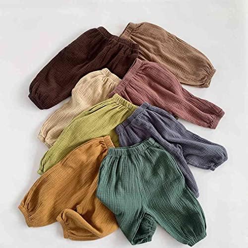 stackable lightweight soft comfortable Linen Pants for Kids