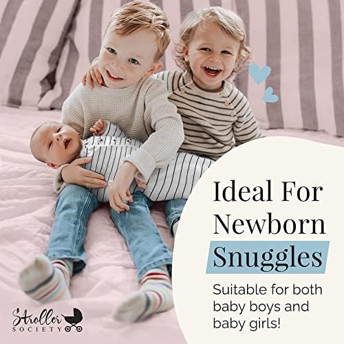 Stroller Society Knotted Baby Gown Set for Newborns and Babies