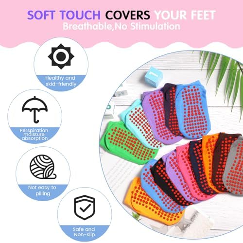 Geyoga Non-Slip Ankle Socks