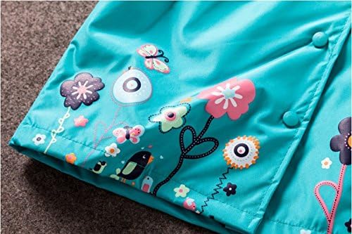 Cute Baby Girls Waterproof Hoodie for Rainy Days