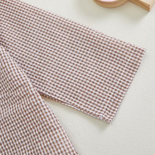 Adorable Plaid Outfit Set for Fall and Winter