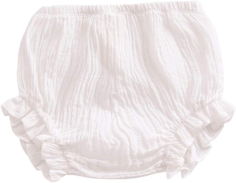Noubeau Newborn Toddler Cotton Linen Bloomer Shorts