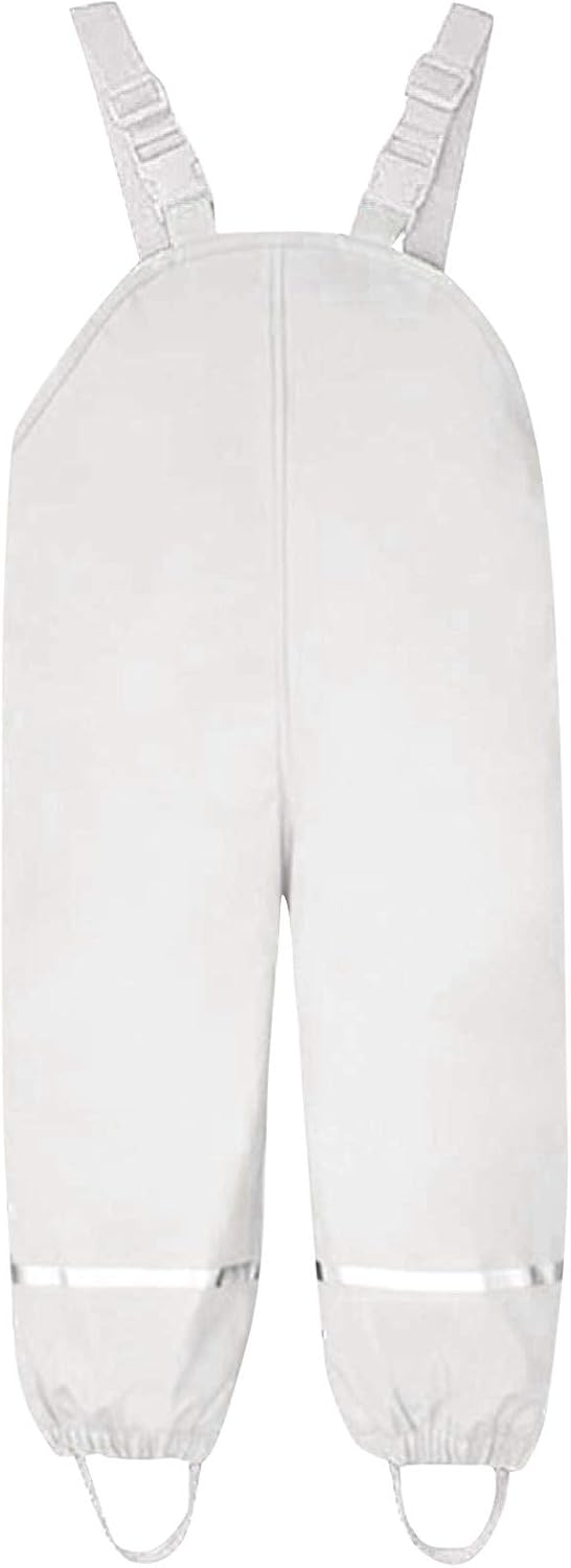 Kids Toddler Waterproof Rain Pants with Reflective Strips
