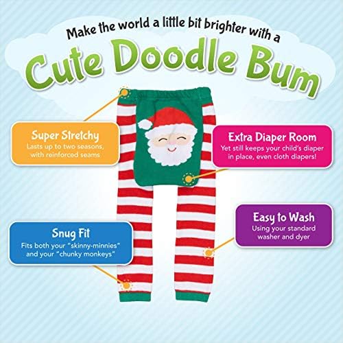 Doodle Pants Santa Legging for Babies