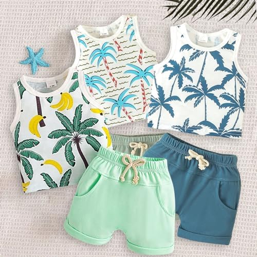 Perfect Toddler Boys Summer Coconut Beach Clothes