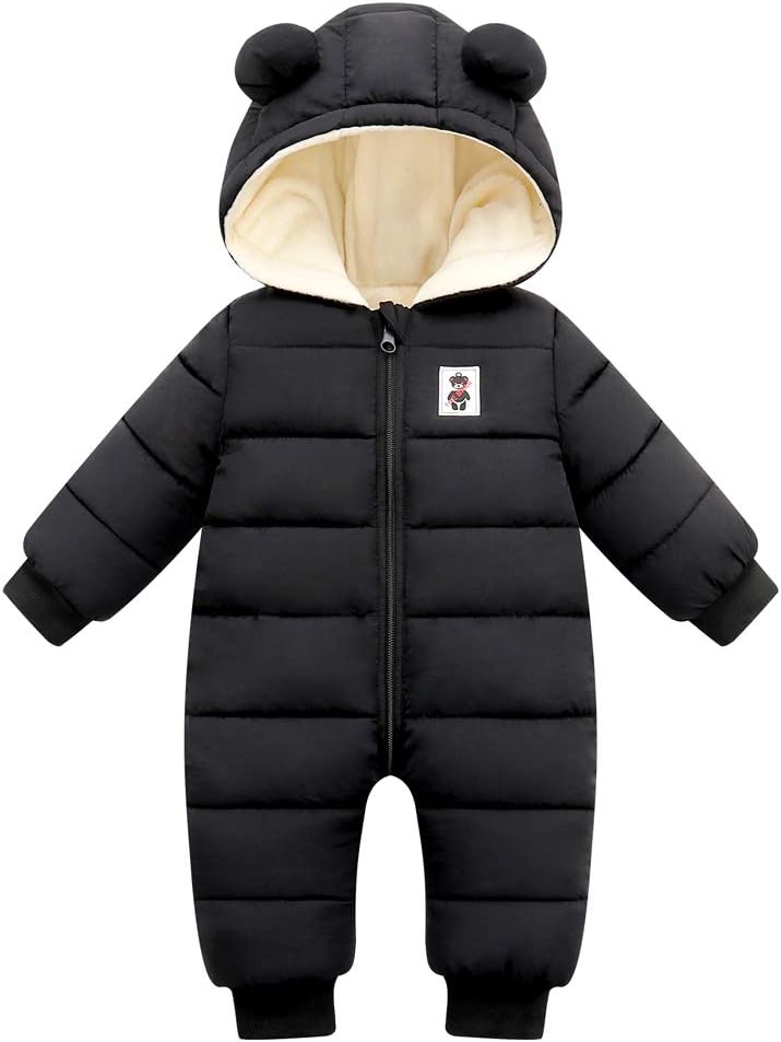 Cute Baby Boys Girls Winter Snowsuit US
