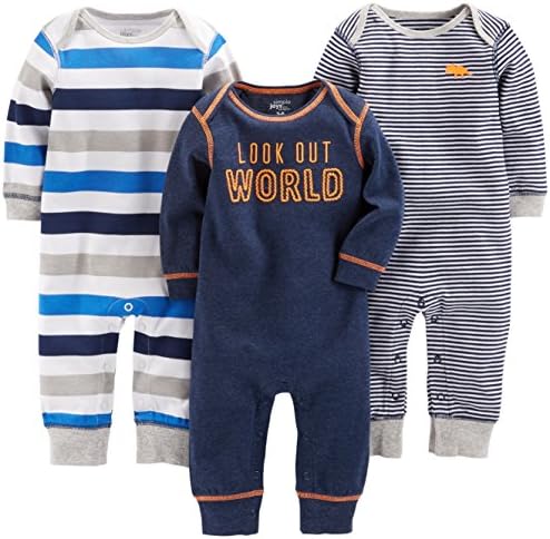 Simple Joys by Carters Baby-Boys 3-Pack Jumpsuits
