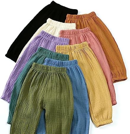 EISHOW Toddler Cotton Linen Harem Pants