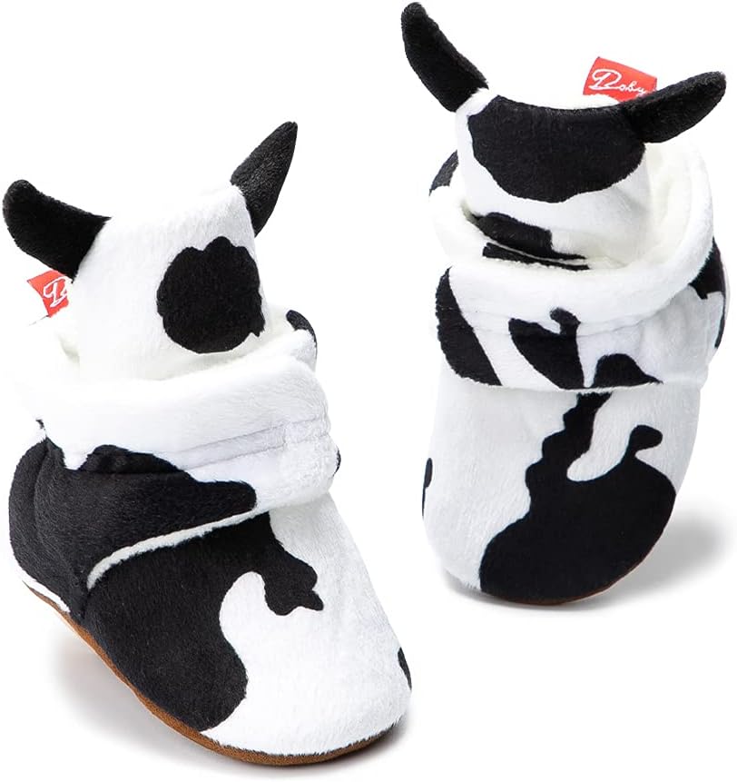 Cute Soft Fleece Winter Booties for Babies