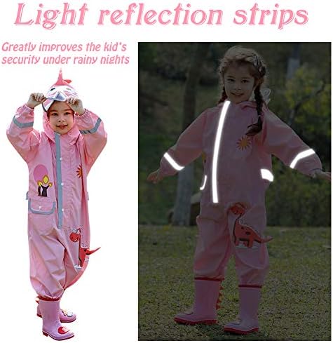 Rainy Day Fun Dinosaur-Printed Toddler Raincoat