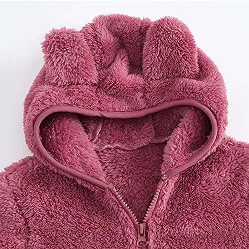 Cute Fleece Bear Hoodie for Kids