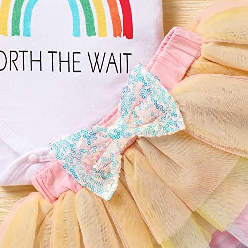 Newborn Baby Girl Romper Tutu Skirt Set for 0-9 Months