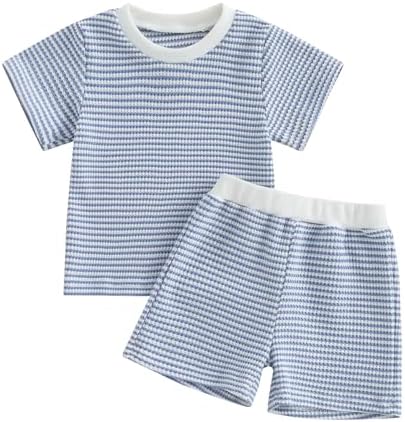 VISGOGO Baby Toddler Summer 2 Piece Short Set