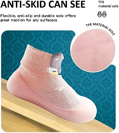 Baby Girl Sock Shoes Soft Non-Slip Indoor Slippers