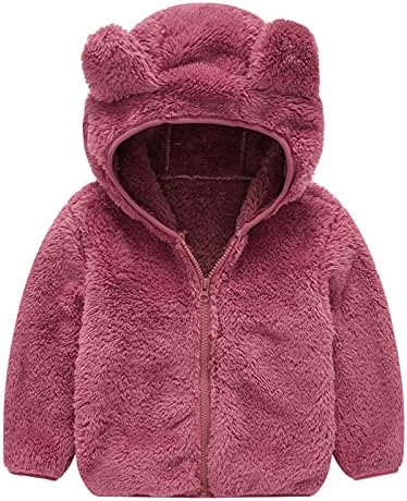 Cute Fleece Bear Hoodie for Kids