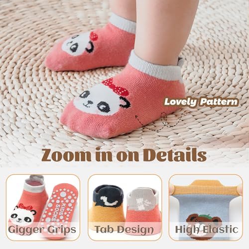 Soft Non-Slip Baby Socks for Toddlers