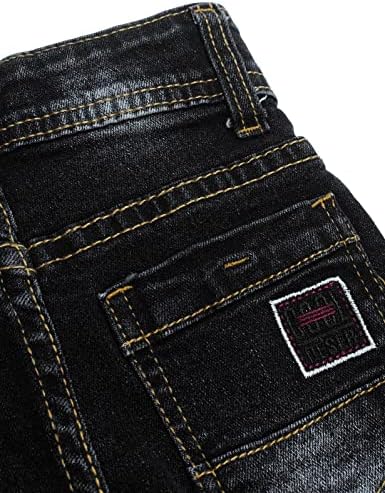 KIDSCOOL SPACE Baby Jeans Stone Washed Denim with Embroidery