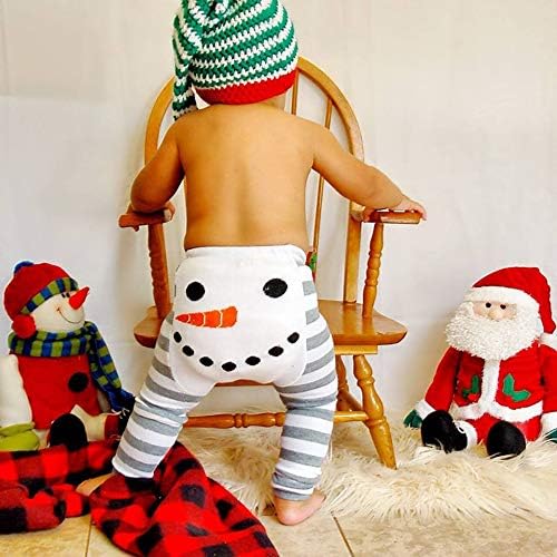 Doodle Pants Winter Snowman 3M-24M Toddler Boys Girls Legging