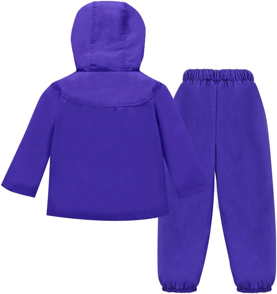 LZH - Waterproof rain jacket with pants child-friendly design