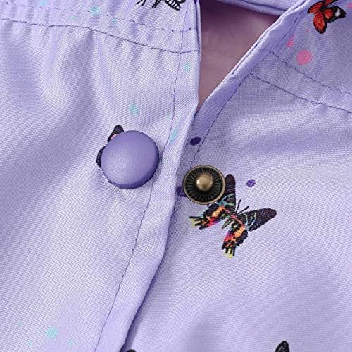 Cutie Dino Rain Jacket for Toddler Lightweight Windproof Breathable Boys Girls Outfit