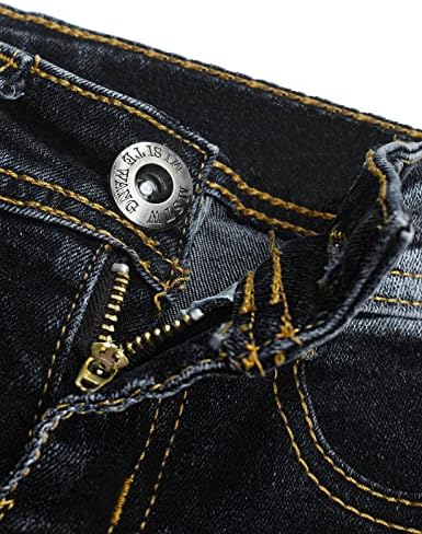 KIDSCOOL SPACE Baby Jeans Stone Washed Denim with Embroidery