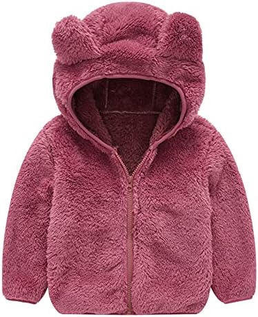 Cute Fleece Bear Hoodie for Kids