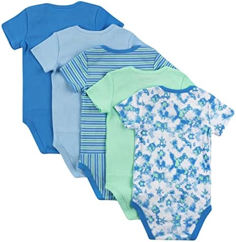 Cradle-Cape 5-Pack - Ultimate Flexy Short Sleeve Bodysuit