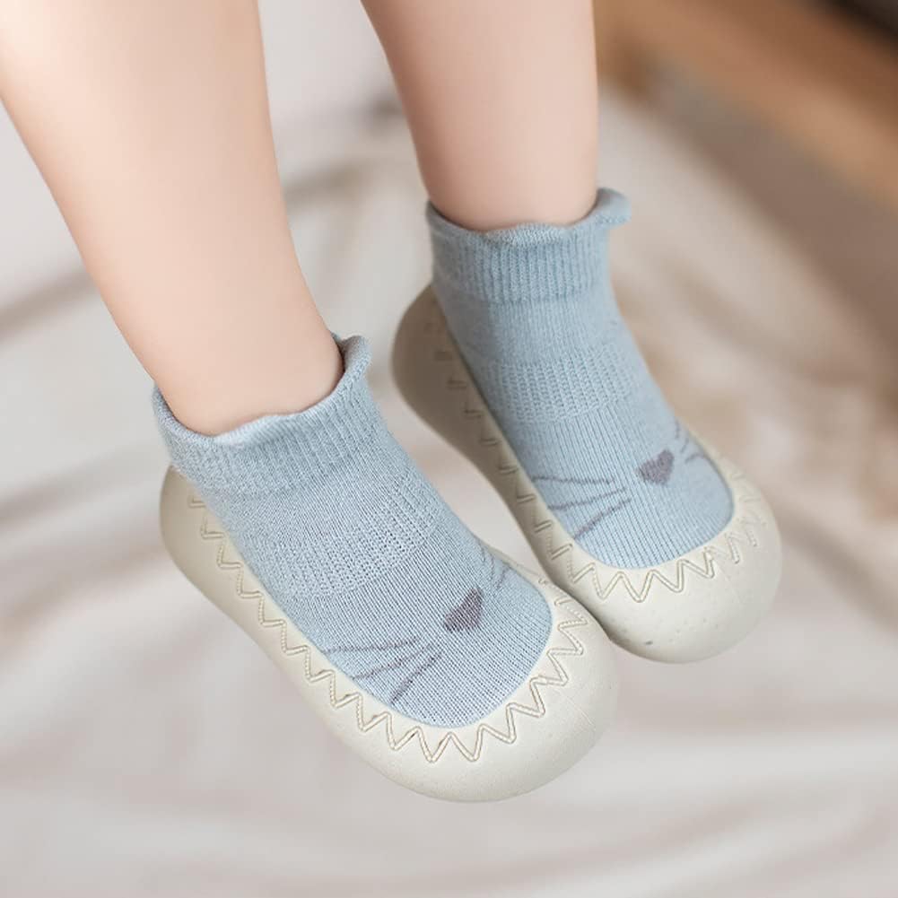 ExegaweBaby Exuberance Cartoon Non-Slip Sock Shoes