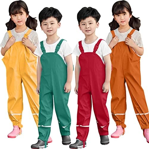 Best Waterproof suspenders for rainChildrens Adults Anti-Dcommand Windproof Overalls