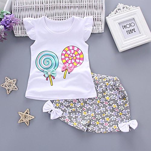Patchwork T-Shirt Shorts Set for Kids