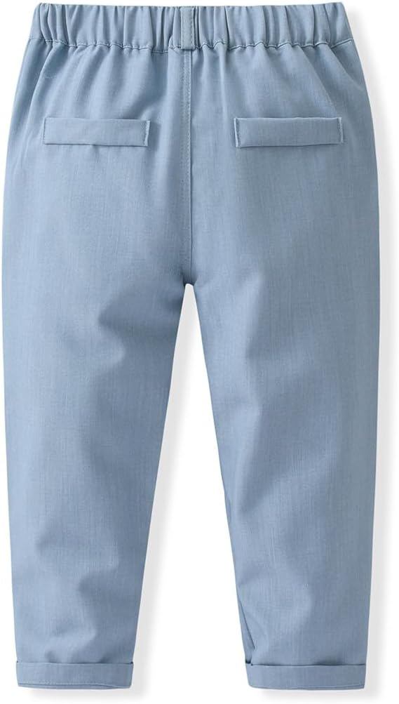 Baby Boys 4 Piece Gentleman Set with White Shirt Bowtie Vest and Pant