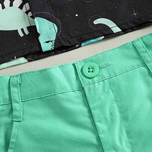 Tsnbre Dinosaur-Themed Toddler Boy Clothing Set